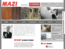 Tablet Screenshot of mazi.pl